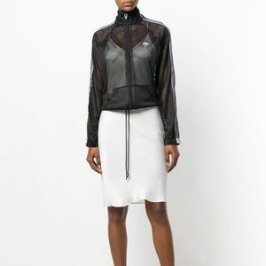 Adidas by Alexander Wang mesh zipped jacket